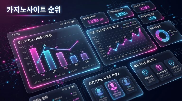 카지노사이트 순위